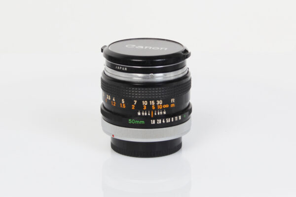 Canon FD 50 mm f/1.8 " Chrome nose"