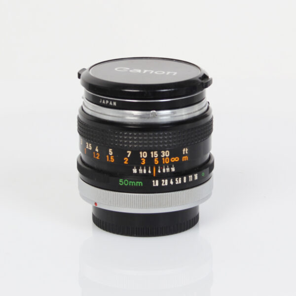 Canon FD 50 mm f/1.8 " Chrome nose"
